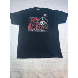 Mount Ayr Raiders Football T Shirt Large BL 2018 Graphic Tee